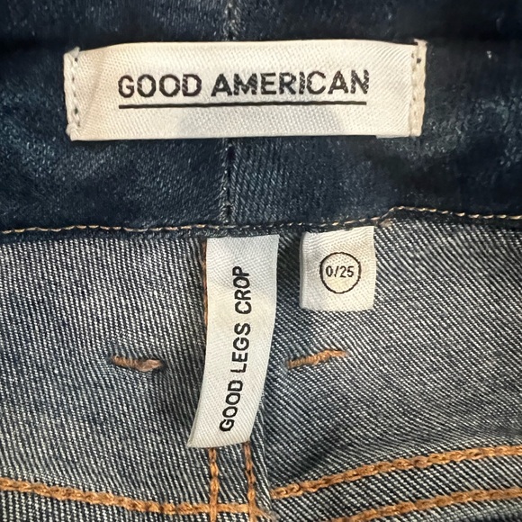 Good American Good Legs Cropped Skinny Jeans - size 25/0 - excellent condition! - Picture 12 of 14
